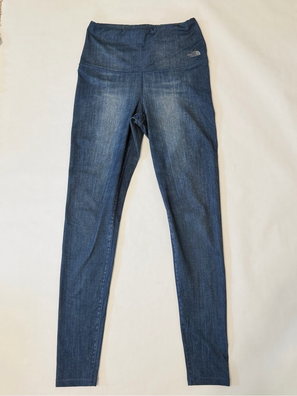 The North Face FlashDry High-Rise Denim Print Leggings - Blue Jean - size Small